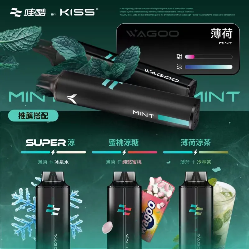 WAGOO哇酷6500口電子煙｜來自KIS5品牌的創新之作