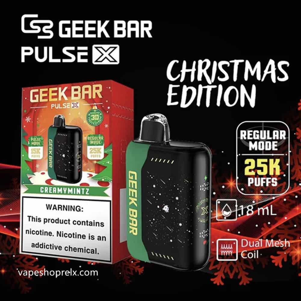 GEEK BAR PULSE X 25000口｜星空機身質感・拋棄式大容量更划算